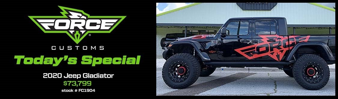 Force Customs Special | 2020 Jeep Gladiator $73,799 | Stock# FC1904