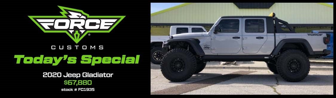 Force Customs Special | 2020 Jeep Gladiator $67,880 | Stock# FC1935