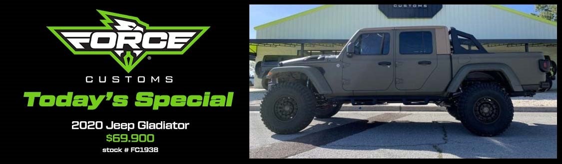 Force Customs Special | 2020 Jeep Gladiator $69,900 | Stock# FC1938